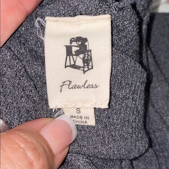 Gray Halter Tank Open-Cross Back Swing Dress - Picture 4 of 4